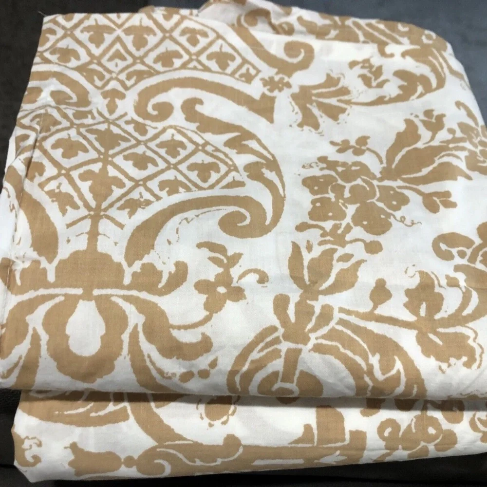 Croscill Medic Wheat  2 Shower Curtains 70x72 100% Cotton home decor set